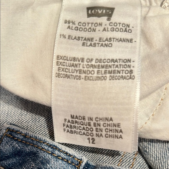 Women's Levi’s  Blue Jeans Size 12 5- Pocket Double Button Zipper Front - Picture 11 of 11